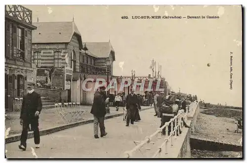 Cartes postales Luc Sur Mer Devant le Casino