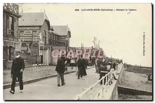 Cartes postales Luc Sur Mer Le Casino Devant le