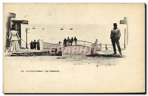 Cartes postales Luc Sur Mer La Passerelle