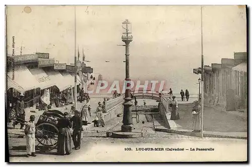 Cartes postales Luc Sur Mer Passerelle