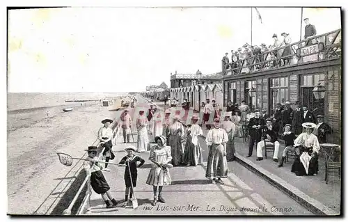 Cartes postales Luc Sur Mer La Digue devant le casino