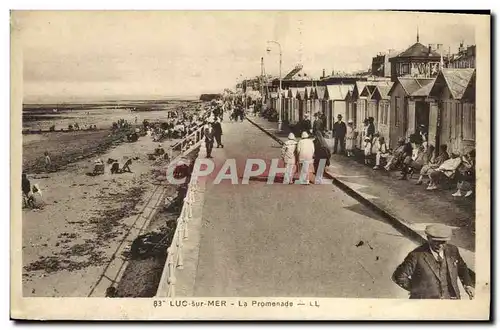 Cartes postales Luc Sur Mer La Promenade