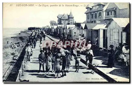 Ansichtskarte AK Luc Sur Mer la Digue Quartier de la Maison Rouge Enfants