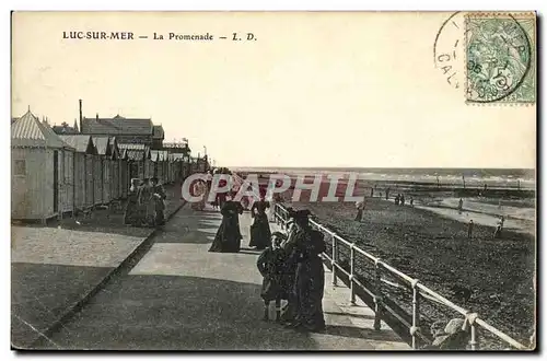 Cartes postales Luc Sur Mer La Promenade