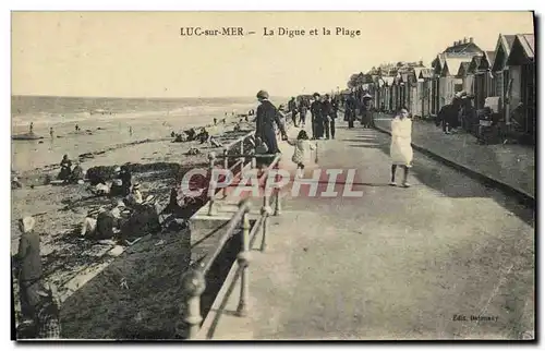 Cartes postales Luc Sur Mer La Digue et la Plage