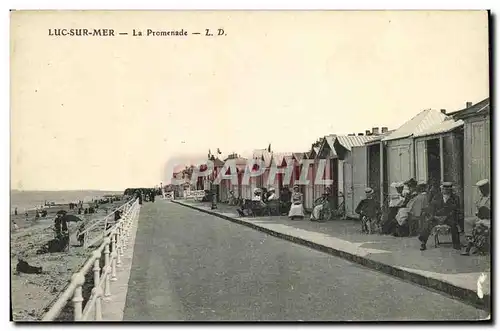 Cartes postales Luc Sur Mer La Promenade