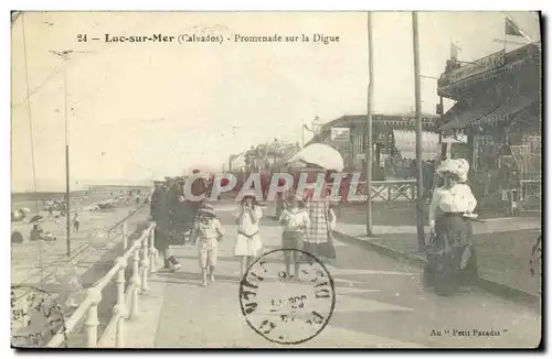 Cartes postales Luc Sur Mer Promenade sur la Digue