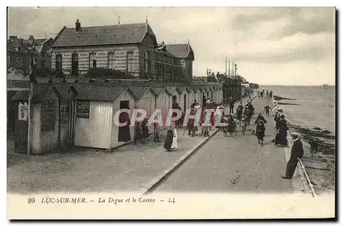 Cartes postales Luc Sur Mer Sur La Digue et le Casino