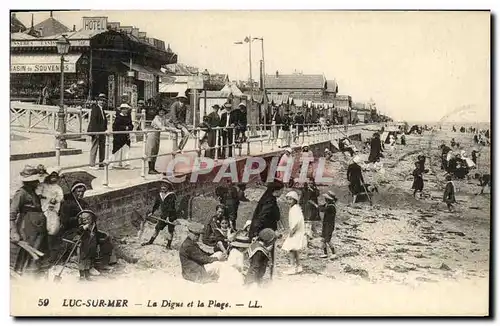 Cartes postales Luc Sur Mer la Digue et la Plage