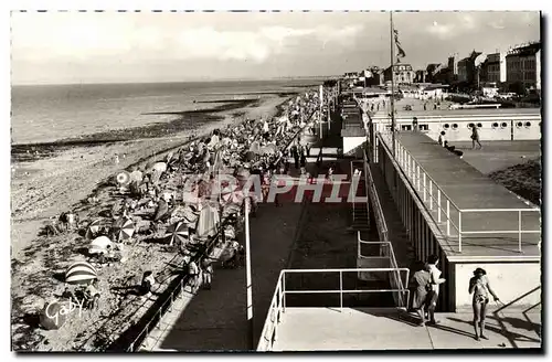 Moderne Karte Luc Sur Mer L etablissement thermal et la plage