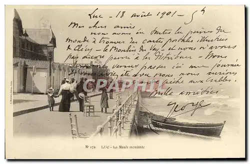 Cartes postales Luc Sur Mer Coup de Mer le Remblai