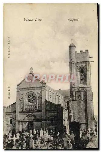 Cartes postales Luc Sur Mer Vieux Luc L Eglise