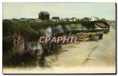 Cartes postales Luc Sur Mer Les Falaisas