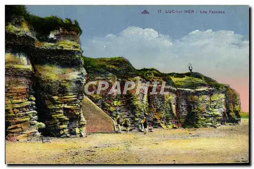 Cartes postales Luc Sur Mer Les Falaises