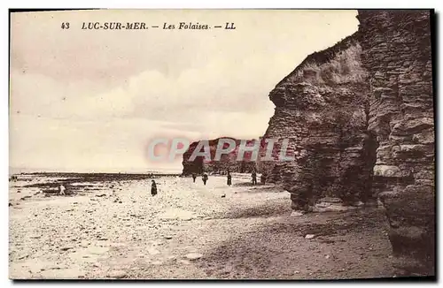 Cartes postales Luc Sur Mer Les Falaises