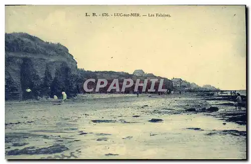 Cartes postales Luc Sur Mer sur Les Falaises