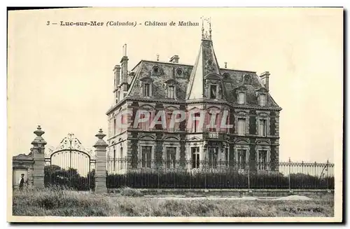 Cartes postales Luc Sur Mer Chateau de Mathan