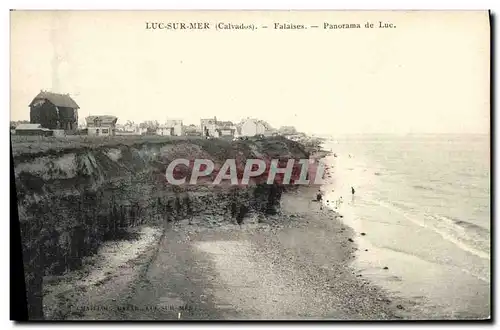 Cartes postales Luc Sur Mer Les Falaises et la Mer Panorama