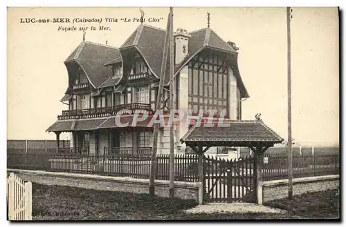 Cartes postales Luc Sur Mer Villa le petit Clos Facade sur la mer