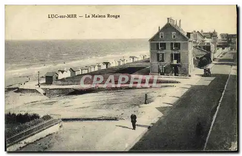 Cartes postales Luc Sur Mer La Maison Rouge