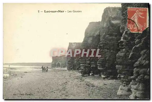 Cartes postales Luc Sur Mer Les Grottes