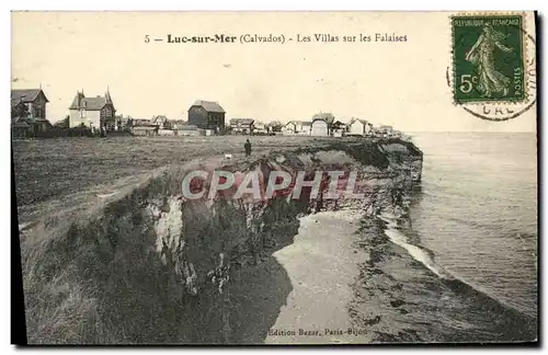 Ansichtskarte AK Luc Sur Mer Les Villas sur les Falaises