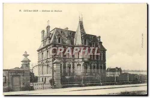 Cartes postales Luc Sur Mer Chateau de Mathon