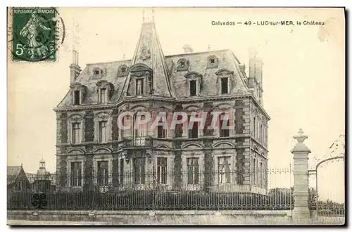 Cartes postales Luc Sur Mer le chateau