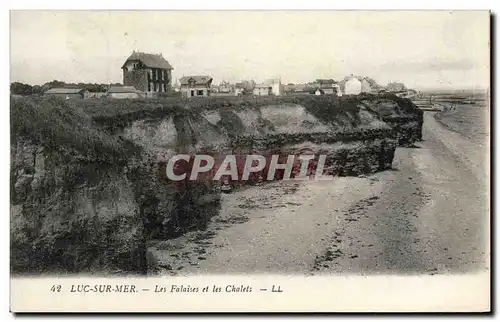 Ansichtskarte AK Luc Sur Mer les Falaises et les Chalets