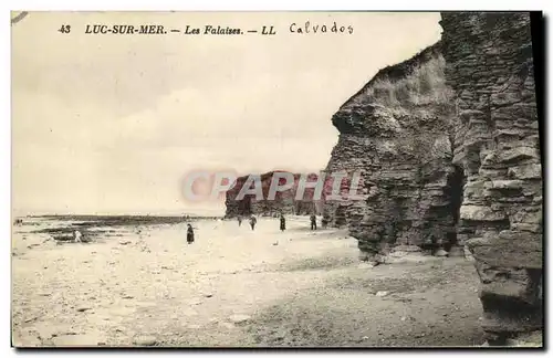 Cartes postales Luc Sur Mer le Calavados Les falaises