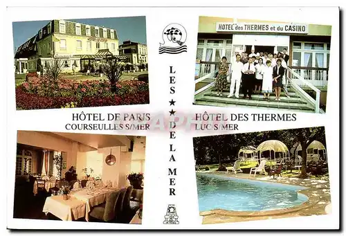 Cartes postales moderne Luc Sur Mer les Hotel Restaurant Laurence Leparfait Rue Guynemer