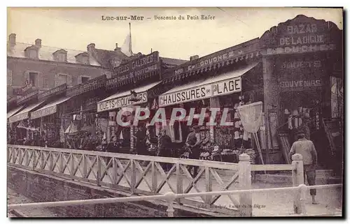 Cartes postales Luc Sur Mer Descente du Petit Enfer