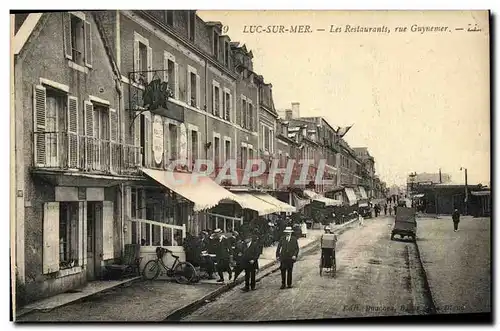 Cartes postales Luc Sur Mer Les Restaurants Rue Guynemer