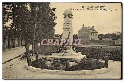 Ansichtskarte AK Luc Sur Mer Le Monument Aux Morts Militaria