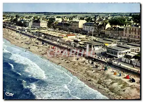 Cartes postales moderne Luc Sur Mer Vue Generale Aerienne Centre de la Plage