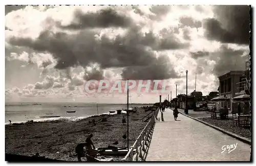 Moderne Karte Luc Sur Mer Contre Jour sur la Plage