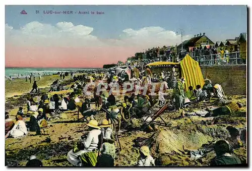 Cartes postales Luc Sur Mer Avant le Bain