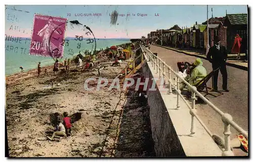 Cartes postales Luc Sur Mer La plage et la digue