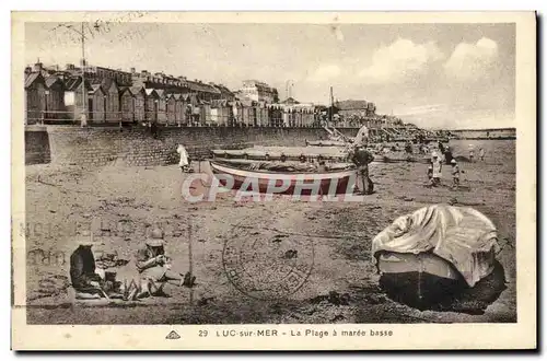 Cartes postales Luc Sur Mer La Plage a Maree Basse