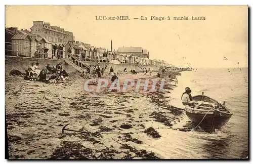 Cartes postales Luc Sur Mer La Plage a Maree Haute