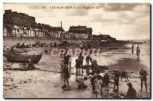 Cartes postales Luc Sur Mer La Plage Enfants