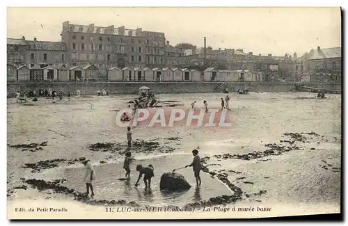 Ansichtskarte AK Luc Sur Mer La Plage a maree basse Enfants