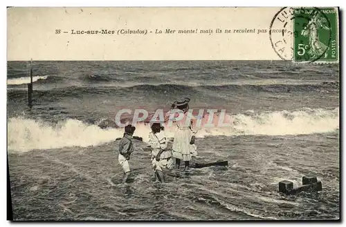 Cartes postales Luc Sur Mer Femme et enfants