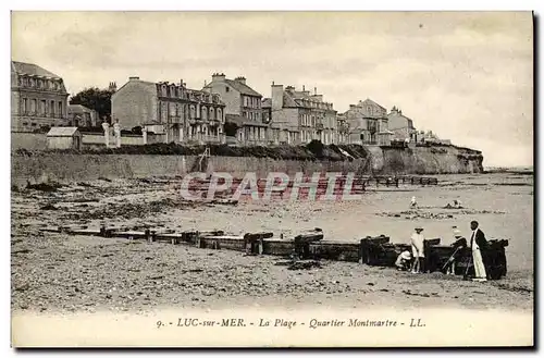 Cartes postales Luc Sur Mer La Plage Quartier Montmartre