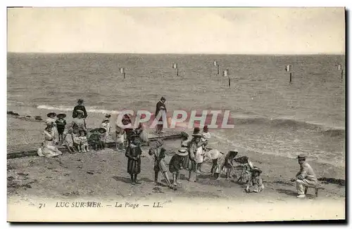 Cartes postales Luc Sur Mer Sur la Plage