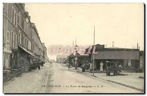 Cartes postales Luc Sur Mer La Ronte de Langrune Route de langrune