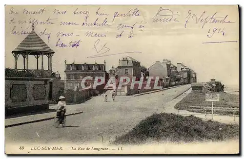 Cartes postales Luc Sur MerLa Rue de Langrune