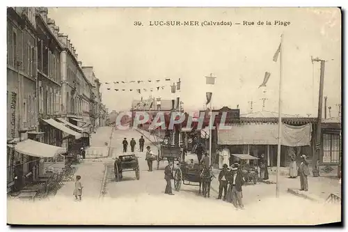 Cartes postales Lac Sur Mer La Rue de la Plage