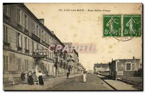 Cartes postales Luc Sur Mer Rue Belle Plage