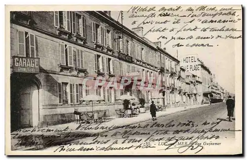 Cartes postales Luc Sur Mer Rue Guynemer Hotel Belle plage